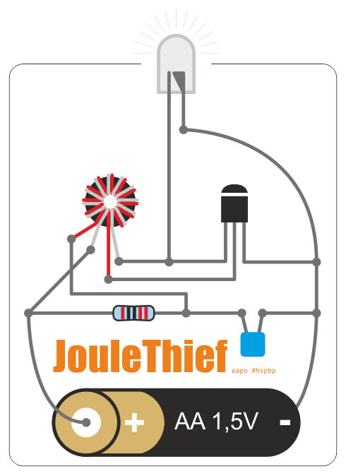 Joule Thief circuit for dummies